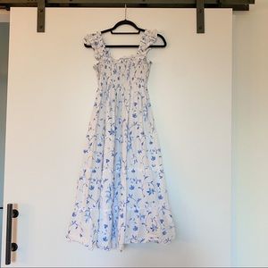 Hill House Ellie Nap Dress Blue Botanical Small